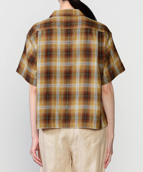 PENDLETON(ペンドルトン)の「PENDLETON | オープンカラー 半袖シャツ WOMEN(シャツ/ブラウス・レディース・ブルー系その他/グレー系その他/ブラウン系その他・S)」の6枚目の写真