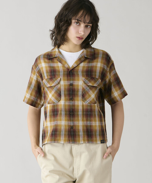 PENDLETON(ペンドルトン)の「PENDLETON | オープンカラー 半袖シャツ WOMEN(シャツ/ブラウス・レディース・ブルー系その他/グレー系その他/ブラウン系その他・S)」の19枚目の写真