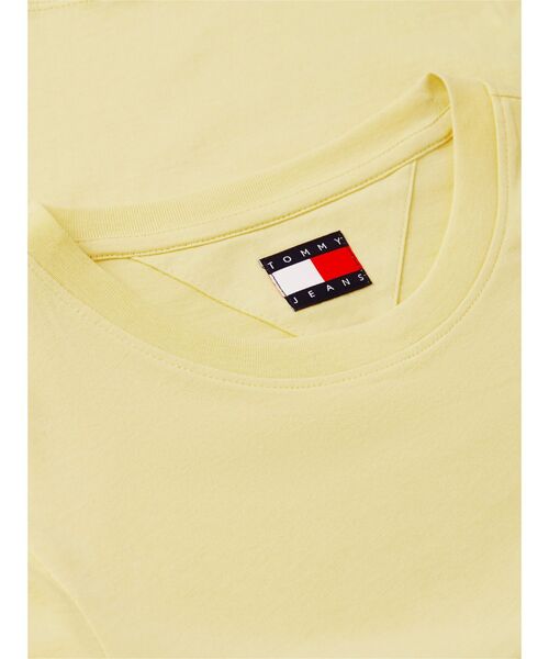 tommy jeans(トミー ジーンズ)の「エッセンシャルロゴスリムTシャツ(Tシャツ/カットソー・レディース・イエロー/ホワイト/マルチ・LARGE/MEDIUM/SMALL/X-SMALL)」の4枚目の写真
