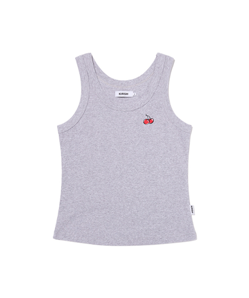 KIRSH（キルシー）の「スモールチェリー スリムフィットスリーブレス [メランジグレー]（Tシャツ/カットソー・レディース・その他・MEDIUM/SMALL）」の2枚目の写真