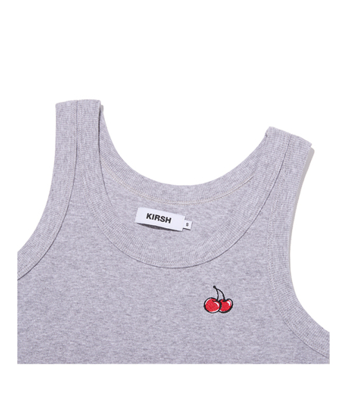 KIRSH（キルシー）の「スモールチェリー スリムフィットスリーブレス [メランジグレー]（Tシャツ/カットソー・レディース・その他・MEDIUM/SMALL）」の3枚目の写真