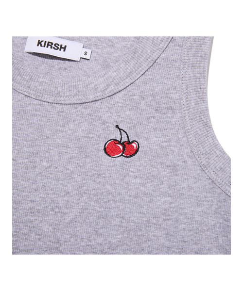 KIRSH（キルシー）の「スモールチェリー スリムフィットスリーブレス [メランジグレー]（Tシャツ/カットソー・レディース・その他・MEDIUM/SMALL）」の4枚目の写真