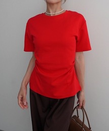 Rashik | 【Rashik】ウエストシェイプTシャツ 半袖 カットソー Tシャツ(Tシャツ/カットソー)