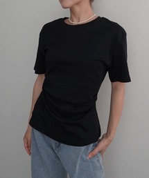 【Rashik】ウエストシェイプＴシャツ 半袖 カットソー Tシャツ