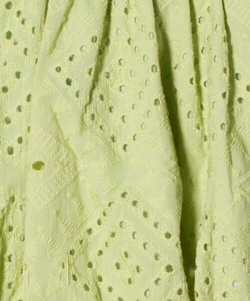green label relaxing(グリーンレーベルリラクシング)の「デザイン レース ブラウス / キッズ 100cm-130cm(シャツ/ブラウス・キッズ・ライム/オフホワイト・120cm/100cm/130cm/110cm)」の10枚目の写真