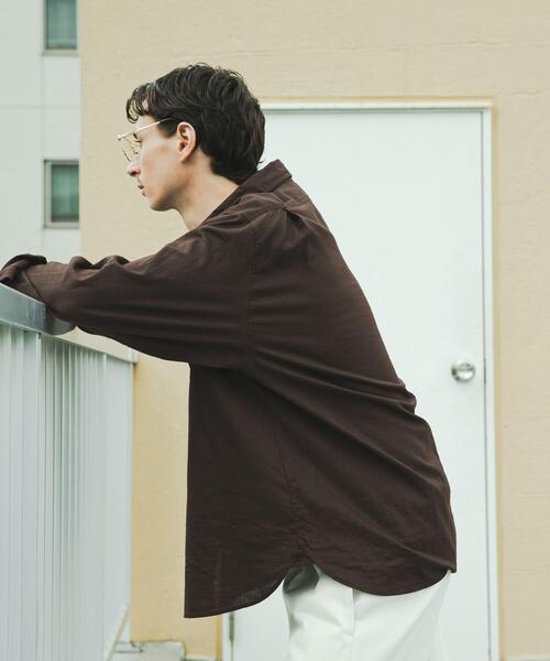 BROOKS BROTHERS（ブルックスブラザーズ）の「『別注』BROOKS BROTHERS×URBAN RESEARCH　SAFARI SHIRTS LONG-SLEEVE（シャツ/ブラウス・メンズ・ブラック/ブラウン・X-LARGE/LARGE/MEDIUM）」の13枚目の写真