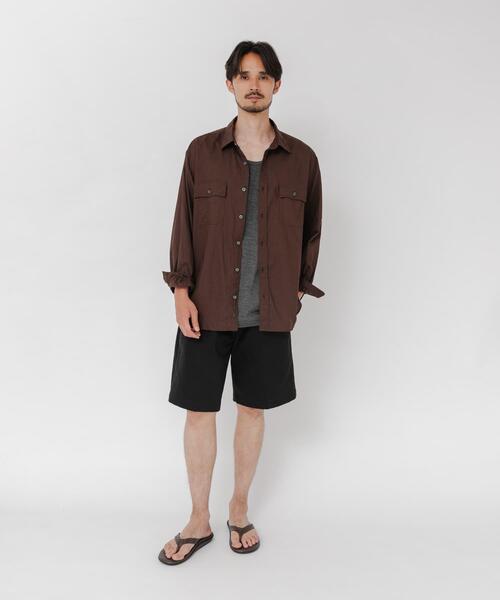 BROOKS BROTHERS（ブルックスブラザーズ）の「『別注』BROOKS BROTHERS×URBAN RESEARCH　SAFARI SHIRTS LONG-SLEEVE（シャツ/ブラウス・メンズ・ブラック/ブラウン・X-LARGE/LARGE/MEDIUM）」の19枚目の写真
