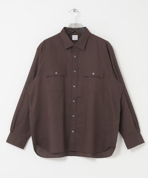 BROOKS BROTHERS（ブルックスブラザーズ）の「『別注』BROOKS BROTHERS×URBAN RESEARCH　SAFARI SHIRTS LONG-SLEEVE（シャツ/ブラウス・メンズ・ブラック/ブラウン・X-LARGE/LARGE/MEDIUM）」の20枚目の写真