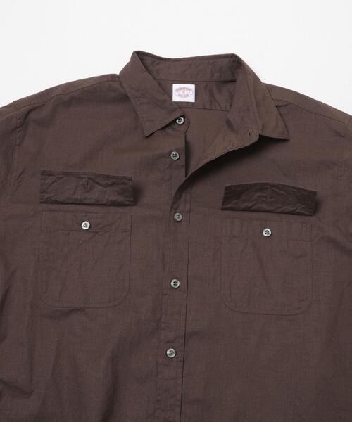 BROOKS BROTHERS（ブルックスブラザーズ）の「『別注』BROOKS BROTHERS×URBAN RESEARCH　SAFARI SHIRTS LONG-SLEEVE（シャツ/ブラウス・メンズ・ブラック/ブラウン・X-LARGE/LARGE/MEDIUM）」の21枚目の写真