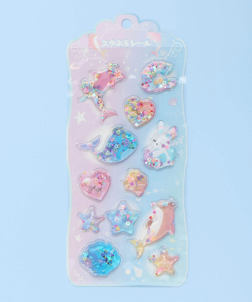 ぷっくり可愛い☆キラキラスラぷるウォーターシール（ステッカー