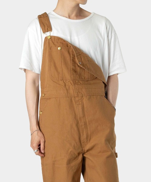 Dickies(ディッキーズ)の「Dickies / ディッキーズ DB100 11.75oz ヘビーウェイト オーバーオール(デニム/ダック)(サロペット/オーバーオール・メンズ・ブラック/インディゴブルー/ダークブラウン/ブラウン・32/34/38/36)」の3枚目の写真