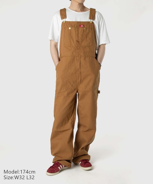 Dickies(ディッキーズ)の「Dickies / ディッキーズ DB100 11.75oz ヘビーウェイト オーバーオール(デニム/ダック)(サロペット/オーバーオール・メンズ・ブラック/インディゴブルー/ダークブラウン/ブラウン・32/34/38/36)」の6枚目の写真