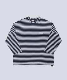 STRIPE MANTA LONG SLEEVE (NAVY STRIPE)