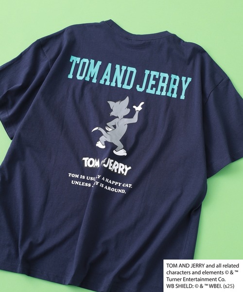Tom＆Jerry（トムアンドジェリー）の「TOM&JERRY BIG T トムとジェリー ビッグ半袖Tシャツ（Tシャツ/カットソー・メンズ・チャコールグレー/杢グレー/グリーン/ブラック系1/ネイビー/ホワイト系1/グリーン系1/チャコール/モカ/オフホワイト/ホワイト系その他/ベージュ/ネイビー系1/ホワイト系2/オレンジ/ブラック・L/M/XL）」の15枚目の写真