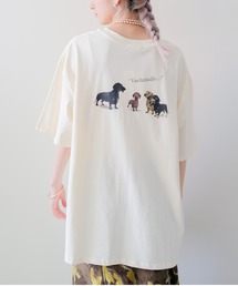 DOLLUPOOPS | Dog Graphic Back Print T-shirt(ドッググラフィックバックプリントTシャツ)(Tシャツ/カットソー)