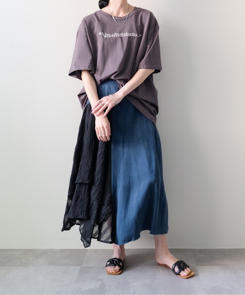 DOLLUPOOPS(ドールアップウップス)の「Dog Graphic Back Print T-shirt(ドッググラフィックバックプリントTシャツ)(Tシャツ/カットソー・レディース・イエロー/ブラック/チャコールグレー/オフホワイト・FREE)」の22枚目の写真