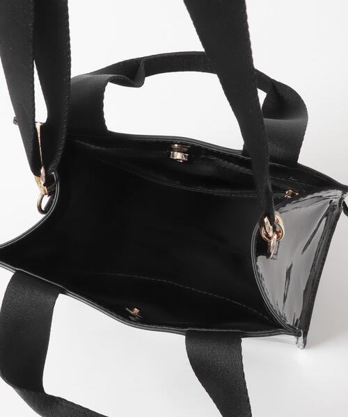 RODE SKO(ロデスコ)の「『別注』OUTDOOR PRODUCTS×hun RODESKO GLOSSY BAG(ショルダーバッグ・レディース・ブラック/ベージュ系その他・-)」の11枚目の写真