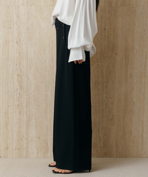 CREDONA(クレドナ)の「MARIN PANTS/マリンパンツ(スラックス・レディース・ブラック/グレー・0/1)」の19枚目の写真