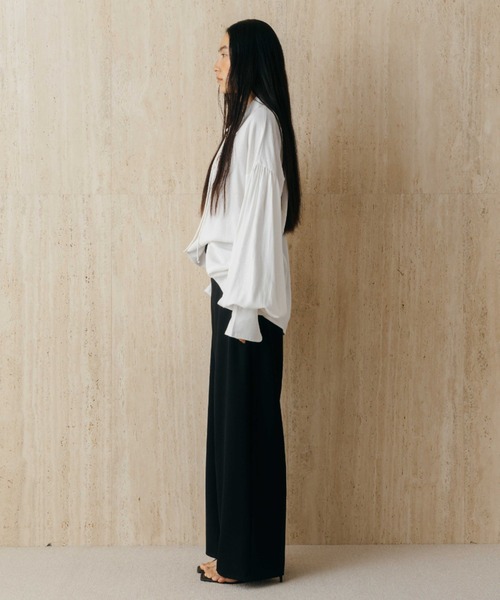 CREDONA(クレドナ)の「MARIN PANTS/マリンパンツ(スラックス・レディース・ブラック/グレー・0/1)」の16枚目の写真