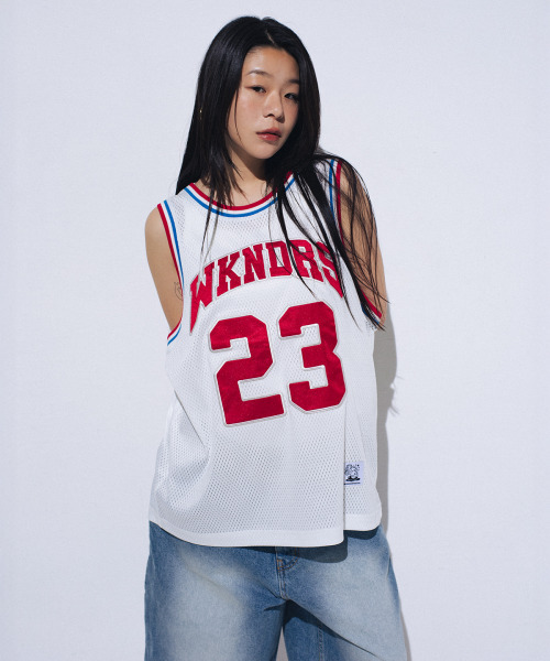 WKNDRS(ウィーキャンドース)の「OG バスケットボール ジャージ (アイボリー)(Tシャツ/カットソー・レディース・その他・MEDIUM/LARGE)」の7枚目の写真