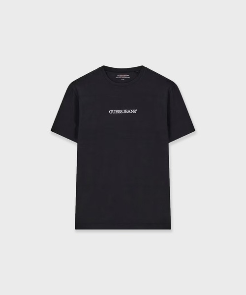 GUESS JEANS(ゲスジーンズ)の「GUESS JEANS/ゲスジーンズ GJ EG FIT JACQUARD Tシャツ / M6GIZ3KE942(Tシャツ/カットソー・メンズ・ブラック/ホワイト・L/XL/M)」の2枚目の写真