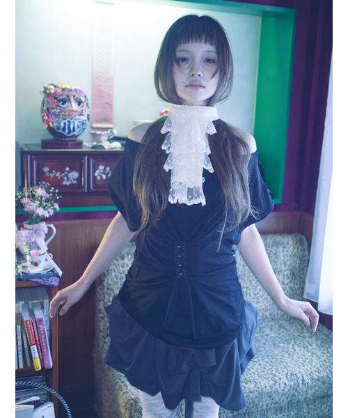 DYDOSHOP(ディワイドショップ)の「ヒステリアトップ(Tシャツ/カットソー・レディース・その他・FREE)」の4枚目の写真