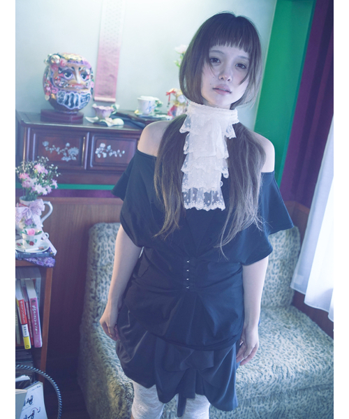 DYDOSHOP(ディワイドショップ)の「ヒステリアトップ(Tシャツ/カットソー・レディース・その他・FREE)」の5枚目の写真