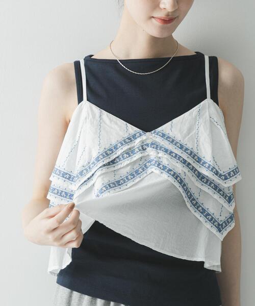crinkle crinkle crinkle HANDKERCHIEF CAMISOLE（キャミソール