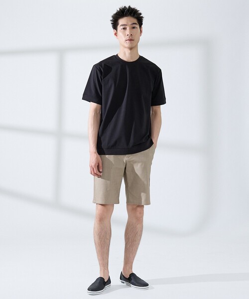 ABAHOUSE GRAY（アバハウスグレイ）の「【セットアップ対応】COOL DRY TOUCH イージー ショートパンツ /接触冷感 /吸水速乾 /UVカット（その他パンツ・メンズ・グレー/ベージュ/ブラック/ネイビー/ブルー・50/48/46）」の13枚目の写真