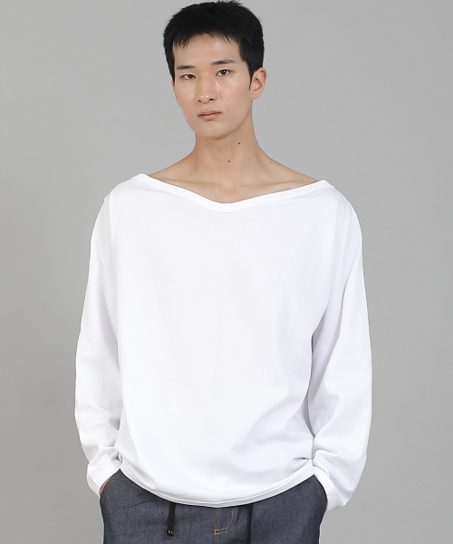SAINTCREW(セントクルー)の「無地ボートネックスウェットシャツ PBS-886 ホワイト(スウェット・メンズ・その他・LARGE/MEDIUM/XXX-LARGE/XXXX-LARGE/XX-LARGE/X-LARGE)」の1枚目の写真