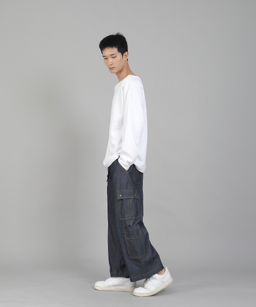SAINTCREW(セントクルー)の「無地ボートネックスウェットシャツ PBS-886 ホワイト(スウェット・メンズ・その他・LARGE/MEDIUM/XXX-LARGE/XXXX-LARGE/XX-LARGE/X-LARGE)」の13枚目の写真