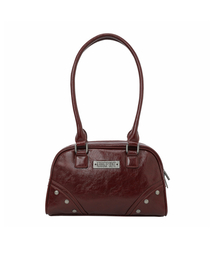 KHAKIPOINT（カーキポイント）の「Stud Boston Bag (red)（ボストンバッグ）」