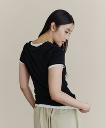 DFFUR. | ベーシックストレッチTシャツ(Tシャツ/カットソー)