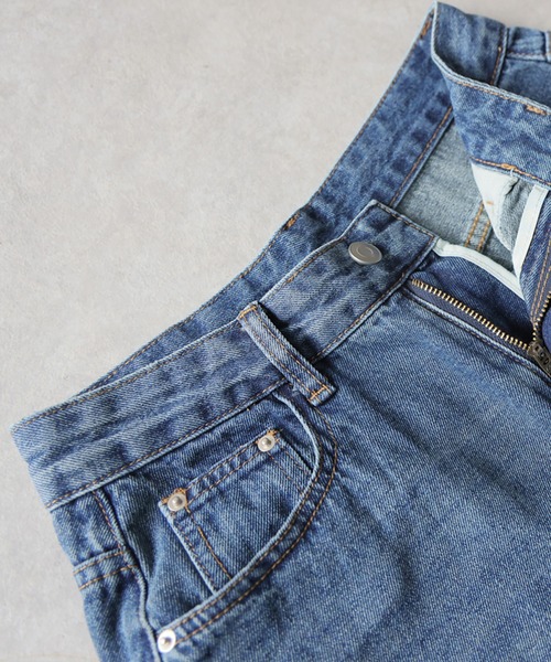 antiqua(アンティカ)の「ワイド カーブデニム(デニムパンツ・レディース・ブルー系その他・X-LARGE/MEDIUM)」の12枚目の写真