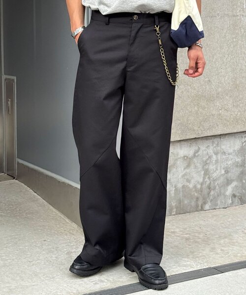 CIAOPANIC(チャオパニック)の「ワークチノパンツ(その他パンツ・メンズ・ベージュ/ブラック・MEDIUM/LARGE)」の3枚目の写真