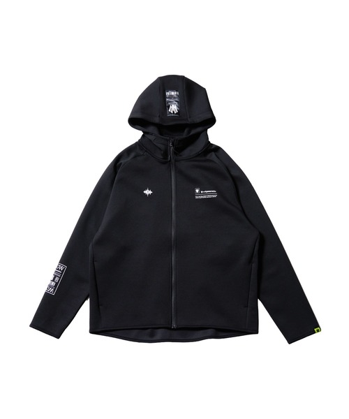 [W] by VIRGOwearworks（ダブリューバイヴァルゴウェアーワークス）の「SOFTY TRACK ZIP HOODIE（パーカー・メンズ・ネイビー/ブラック・X-LARGE/LARGE/MEDIUM）」の2枚目の写真