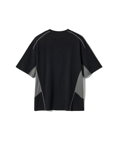 GAKKAI UNIONS(ガッカイユニオンズ)の「スパイラルメッシュ切り替えクロップTシャツブラック(Tシャツ/カットソー・レディース・その他・MEDIUM/LARGE/X-LARGE)」の3枚目の写真