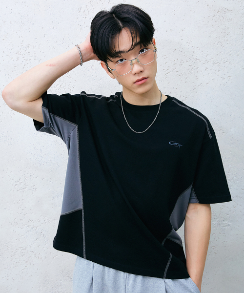 GAKKAI UNIONS(ガッカイユニオンズ)の「スパイラルメッシュ切り替えクロップTシャツブラック(Tシャツ/カットソー・レディース・その他・MEDIUM/LARGE/X-LARGE)」の8枚目の写真