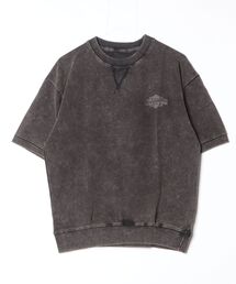 En serio TOKYO（エンソリオトーキョー）の「【SIDEWAYSTANCE】ラベルロゴ裏毛ピグメントライトスウェットTシャツ半袖トレーナー 70622（Tシャツ/カットソー）」