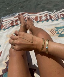 IRIEBEACH（アイリービーチ）の「Sunlit hand chain/【ハワイアンジュエリー】【サージカルステンレス】【金属アレルギー対応】【IRIEBEACH / アイリービーチ】つけっぱなしOK（ブレスレット）」