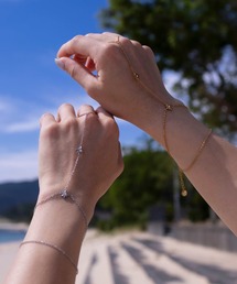 IRIEBEACH（アイリービーチ）の「Sunlit hand chain 【ハワイアンジュエリー】【サージカルステンレス】【金属アレルギー対応】【IRIEBEACH   アイリービーチ】つけっぱなしOK（ブレスレット）」