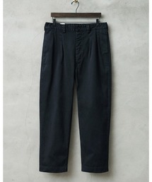 WAIPER.inc（ワイパーインク）の「WAIPER.inc フランス軍 1950～60年代 M-52 ヴィンテージ ツータック WESTPOINT チノトラウザー テーパード オーバーダイ【WP1003D】（チノパンツ）」