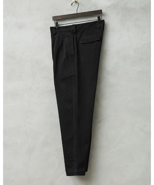 WAIPER.inc(ワイパーインク)の「WAIPER.inc フランス軍 1950~60年代 M-52 ヴィンテージ ツータック WESTPOINT チノトラウザー テーパード オーバーダイ【WP1003D】(チノパンツ・メンズ・ブラック/ネイビー/ベージュ系その他・L-Regular/L-Long)」の6枚目の写真