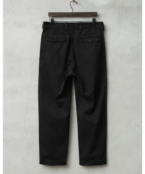 WAIPER.inc(ワイパーインク)の「WAIPER.inc フランス軍 1950~60年代 M-52 ヴィンテージ ツータック WESTPOINT チノトラウザー テーパード オーバーダイ【WP1003D】(チノパンツ・メンズ・ブラック/ネイビー/ベージュ系その他・L-Regular/L-Long)」の7枚目の写真