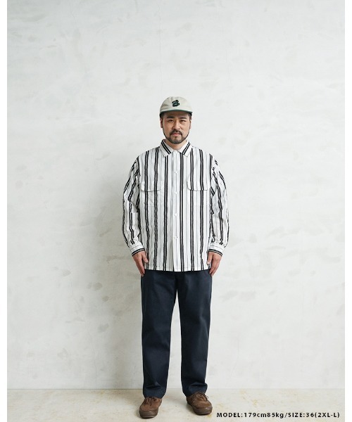 WAIPER.inc(ワイパーインク)の「WAIPER.inc フランス軍 1950~60年代 M-52 ヴィンテージ ツータック WESTPOINT チノトラウザー テーパード オーバーダイ【WP1003D】(チノパンツ・メンズ・ブラック/ネイビー/ベージュ系その他・L-Regular/L-Long)」の11枚目の写真