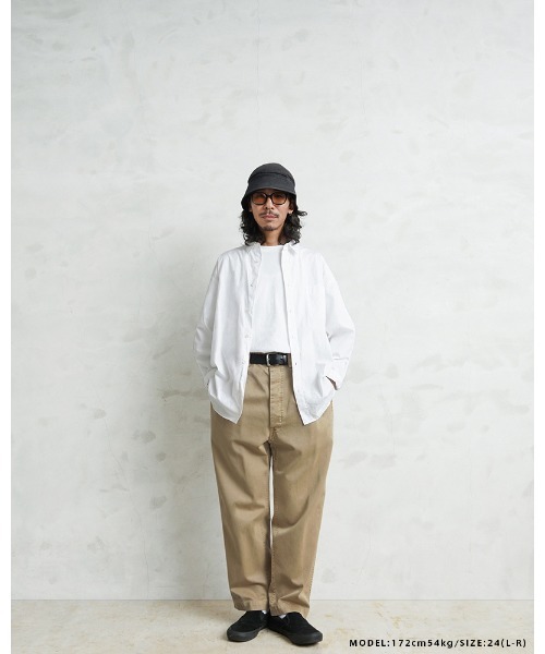 WAIPER.inc(ワイパーインク)の「WAIPER.inc フランス軍 1950~60年代 M-52 ヴィンテージ ツータック WESTPOINT チノトラウザー テーパード オーバーダイ【WP1003D】(チノパンツ・メンズ・ブラック/ネイビー/ベージュ系その他・L-Regular/L-Long)」の13枚目の写真