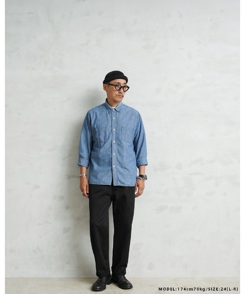 WAIPER.inc(ワイパーインク)の「WAIPER.inc フランス軍 1950~60年代 M-52 ヴィンテージ ツータック WESTPOINT チノトラウザー テーパード オーバーダイ【WP1003D】(チノパンツ・メンズ・ブラック/ネイビー/ベージュ系その他・L-Regular/L-Long)」の15枚目の写真