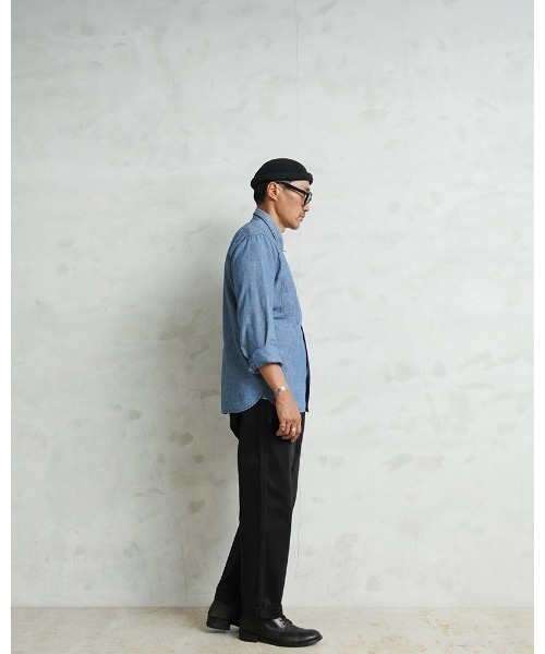 WAIPER.inc(ワイパーインク)の「WAIPER.inc フランス軍 1950~60年代 M-52 ヴィンテージ ツータック WESTPOINT チノトラウザー テーパード オーバーダイ【WP1003D】(チノパンツ・メンズ・ブラック/ネイビー/ベージュ系その他・L-Regular/L-Long)」の16枚目の写真