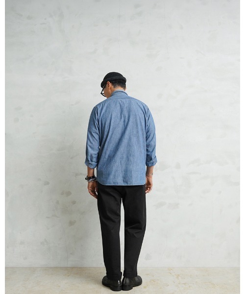 WAIPER.inc(ワイパーインク)の「WAIPER.inc フランス軍 1950~60年代 M-52 ヴィンテージ ツータック WESTPOINT チノトラウザー テーパード オーバーダイ【WP1003D】(チノパンツ・メンズ・ブラック/ネイビー/ベージュ系その他・L-Regular/L-Long)」の17枚目の写真