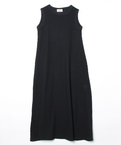 SEAGREEN(シーグリーン)の「SEAGREEN(シーグリーン) BIG WAFFLE ONE-PIECE(ワンピース・レディース・ブラウン/ブラック・1)」の1枚目の写真